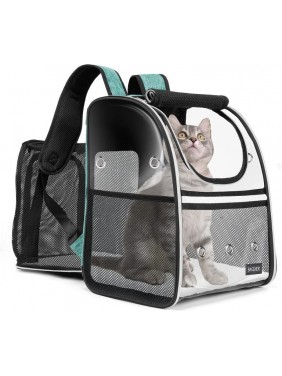 Expandable Pet Carrier Backpack, Airline Approved Dog Travel Carrier With Fleece Pad For Cats, Puppy And Small Animals Sku: B09qpysw3z