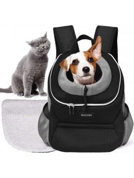 Pet Carrier Backpack, Comfortable Dog Cat Carrier Backpack, Weight-Reducing Shoulder Strap, Thicker Bottom Plate, Breathable And Portable, Suitable For Travel, Hiking, And Medical Treatment.