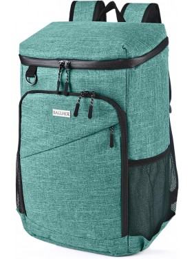 Cooler Backpack, Leakproof 30 Cans Backpack Cooler Insulated Soft Cooler Bag, Lightweight 25l Lunch Box Backpack Cooler Bag For Men Women Adult Camping, Hiking, Beach, Picnic